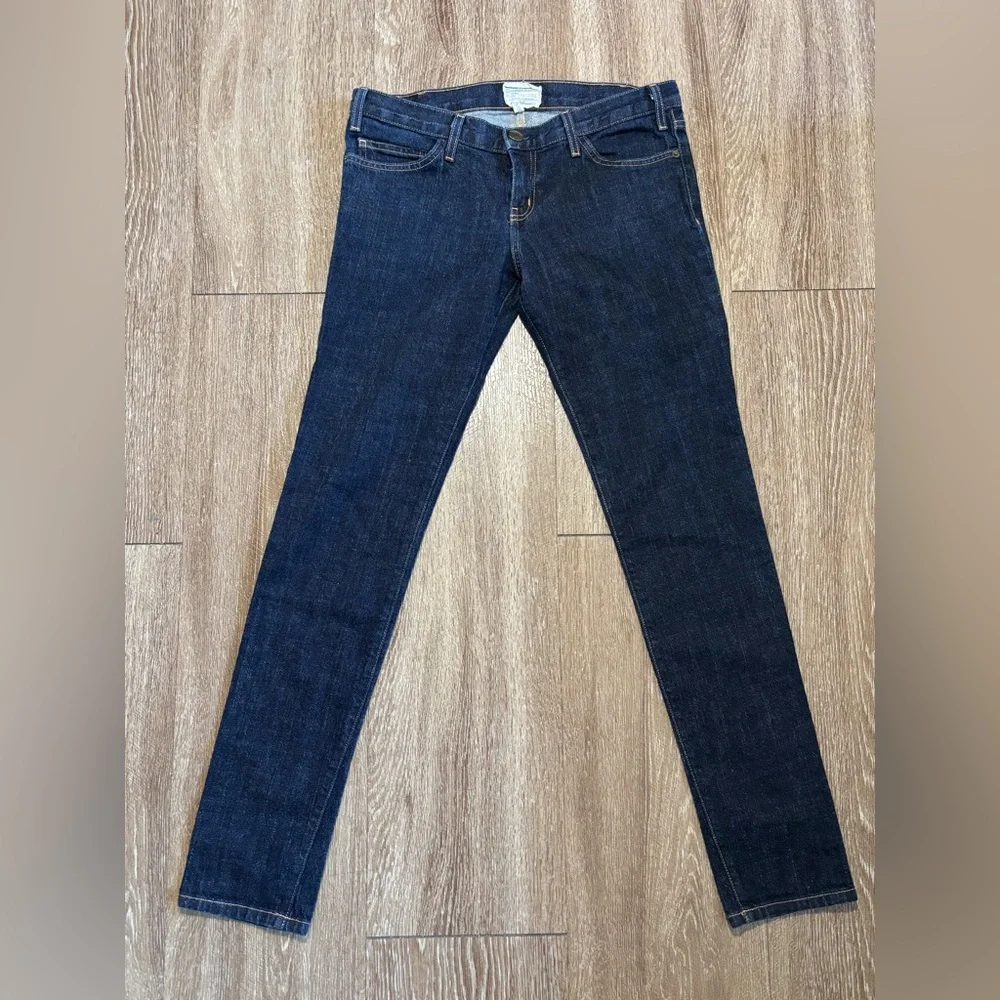 Current/Elliott Jeans Women’s Size 30 The Skinny Dark Wash Designer Jeans - Picture 2 of 11